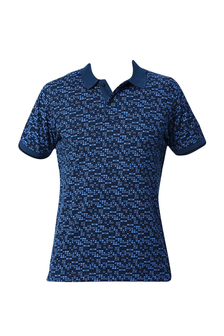 BASICS MUSCLE FIT POSEIDON COTTON POLO T-SHIRT