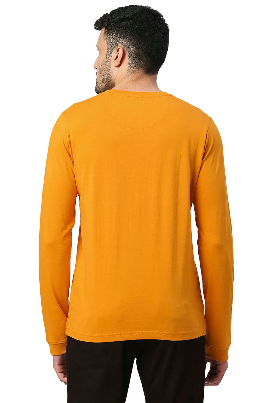 BASICS MUSCLE FIT MANGO MOJITO COTTON CREW T-SHIRT