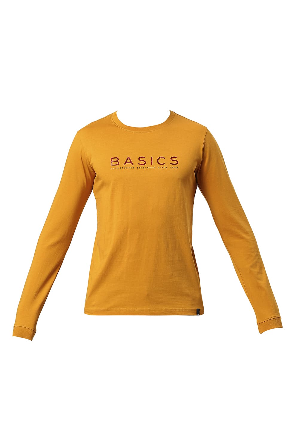 BASICS MUSCLE FIT COTTON CREW T-SHIRT