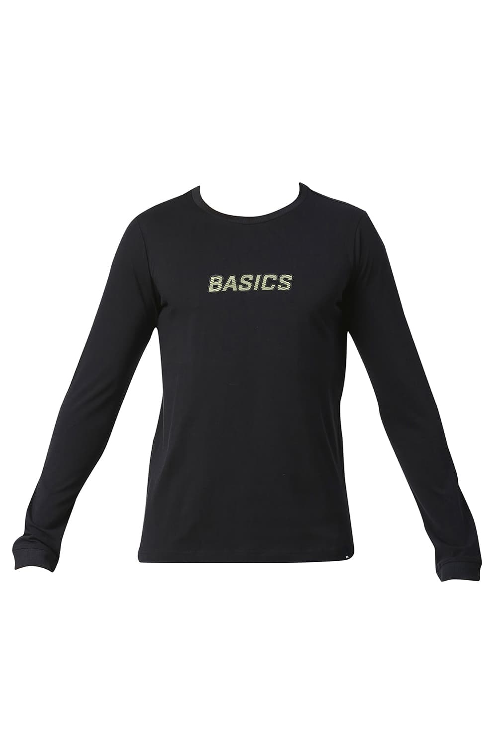 BASICS MUSCLE FIT COTTON CREW T-SHIRT