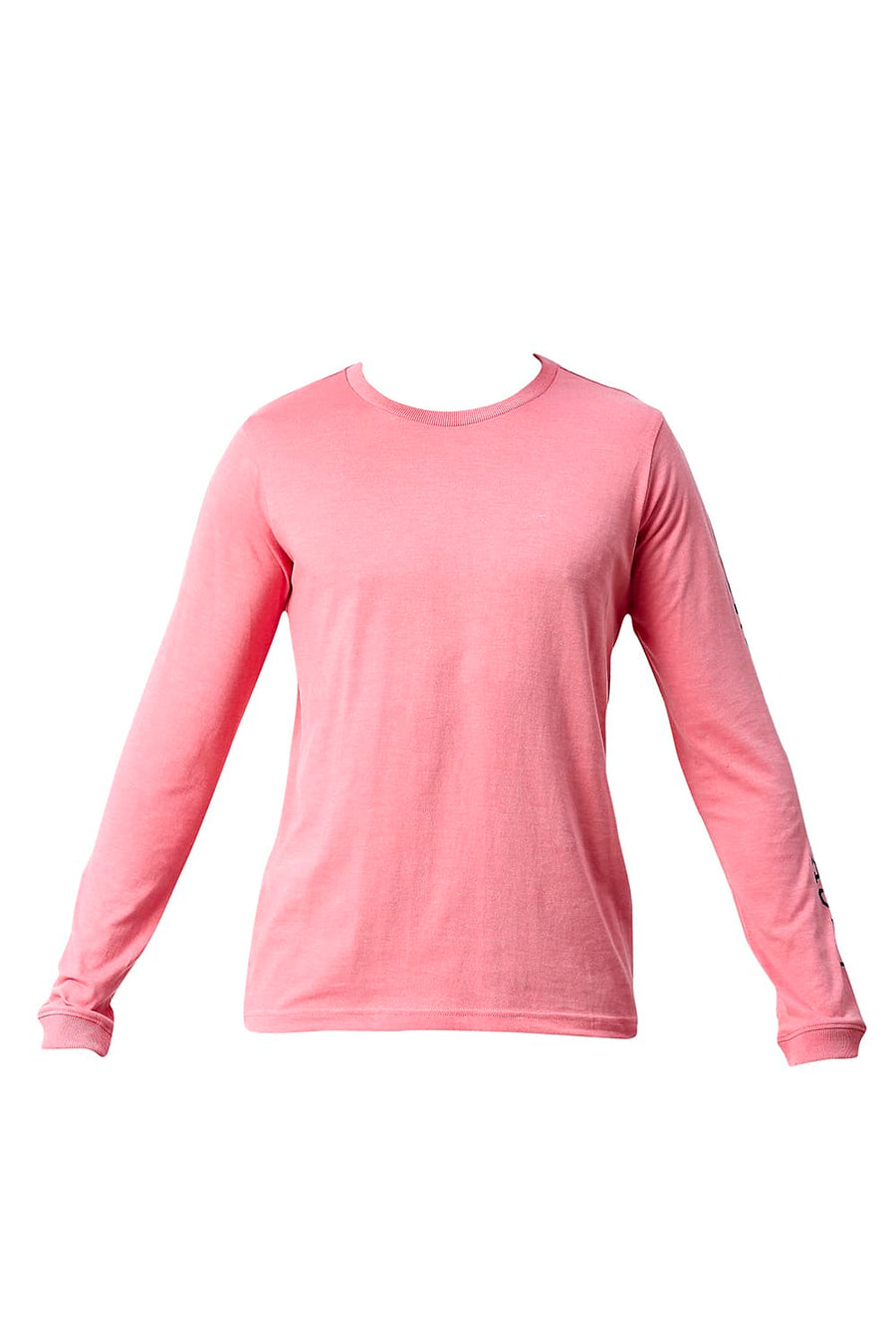 BASICS MUSCLE FIT PEACH BLOSSOM COTTON POLYESTER CREW T-SHIRT