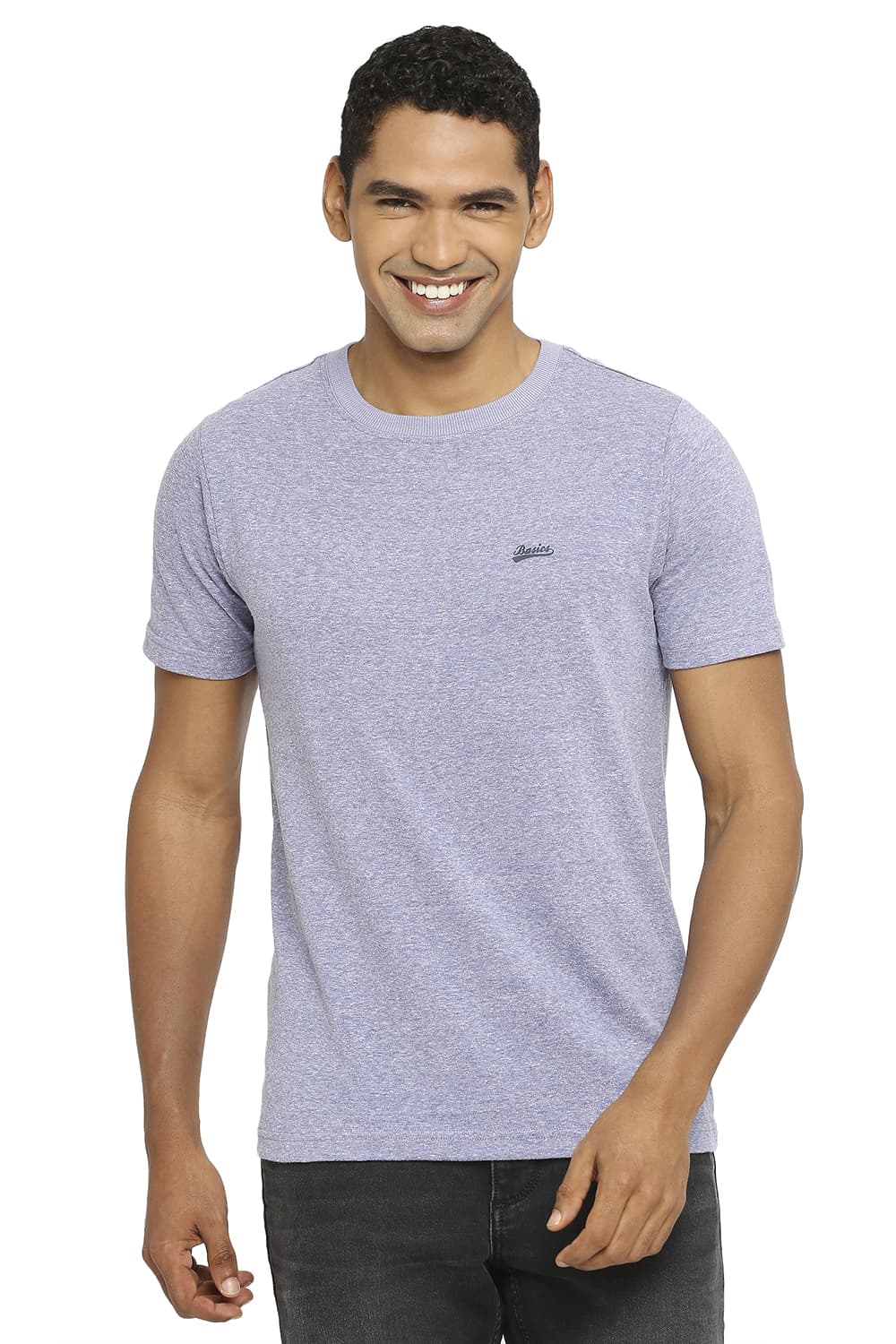 BASICS MUSCLE FIT CREW T-SHIRT