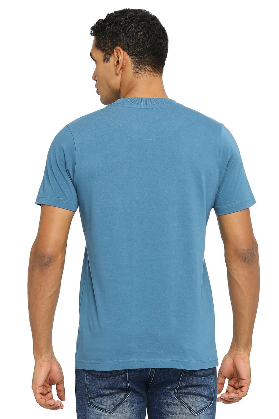 BASICS MUSCLE FIT MIDNIGHT CREW T-SHIRT