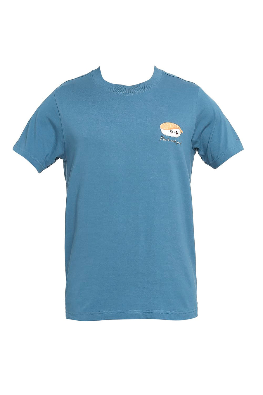 BASICS MUSCLE FIT MIDNIGHT CREW T-SHIRT