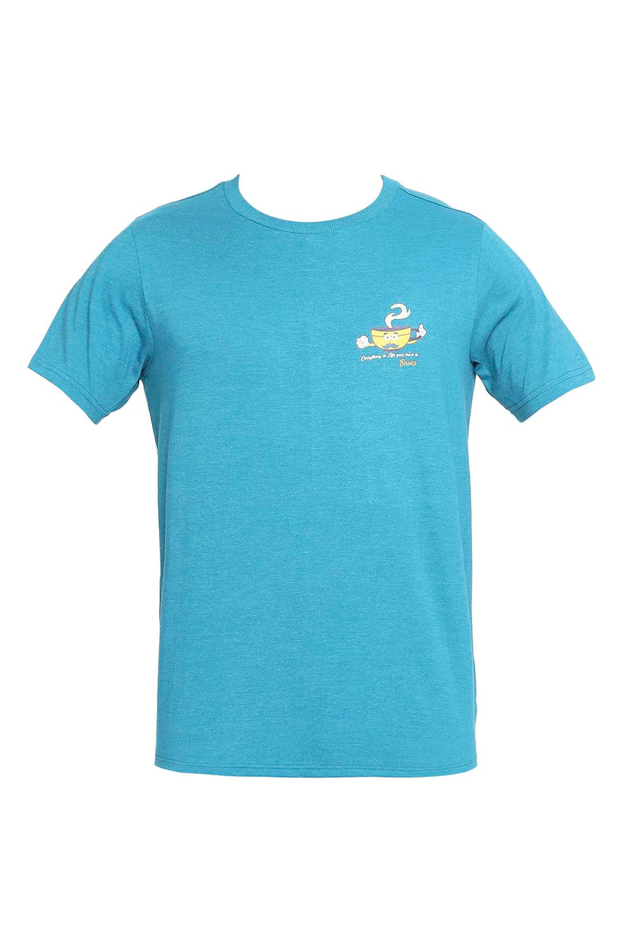 BASICS MUSCLE FIT TAHITIAN TIDE CREW T-SHIRT