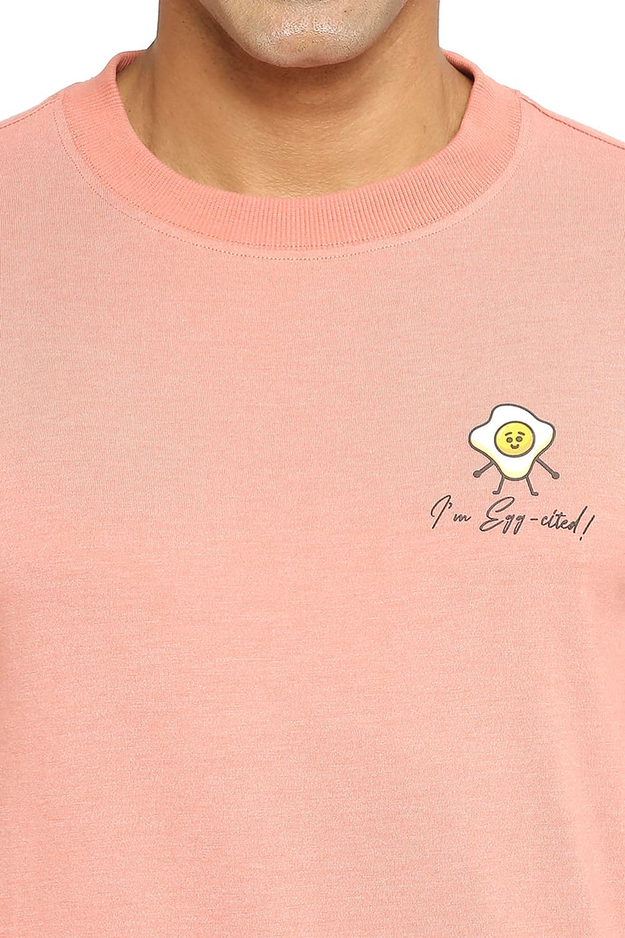 BASICS MUSCLE FIT TERACOTTA CREW T-SHIRT