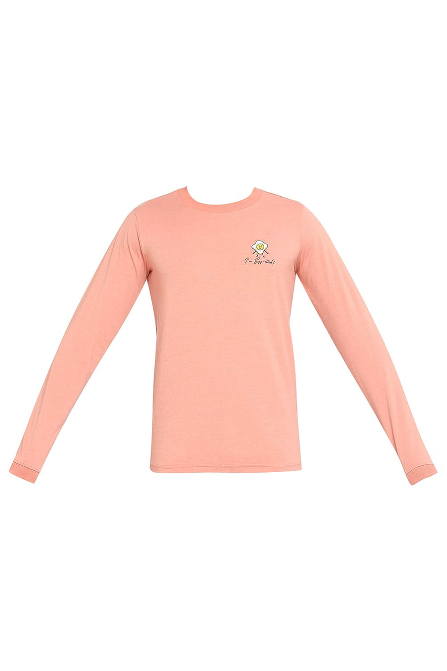 BASICS MUSCLE FIT TERACOTTA CREW T-SHIRT