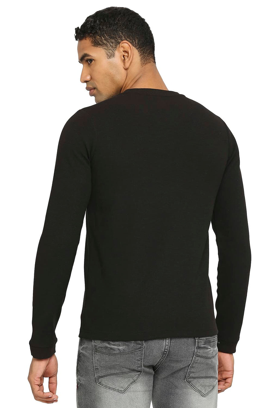 BASICS MUSCLE FIT BLACKBEAUTY CREW T-SHIRT