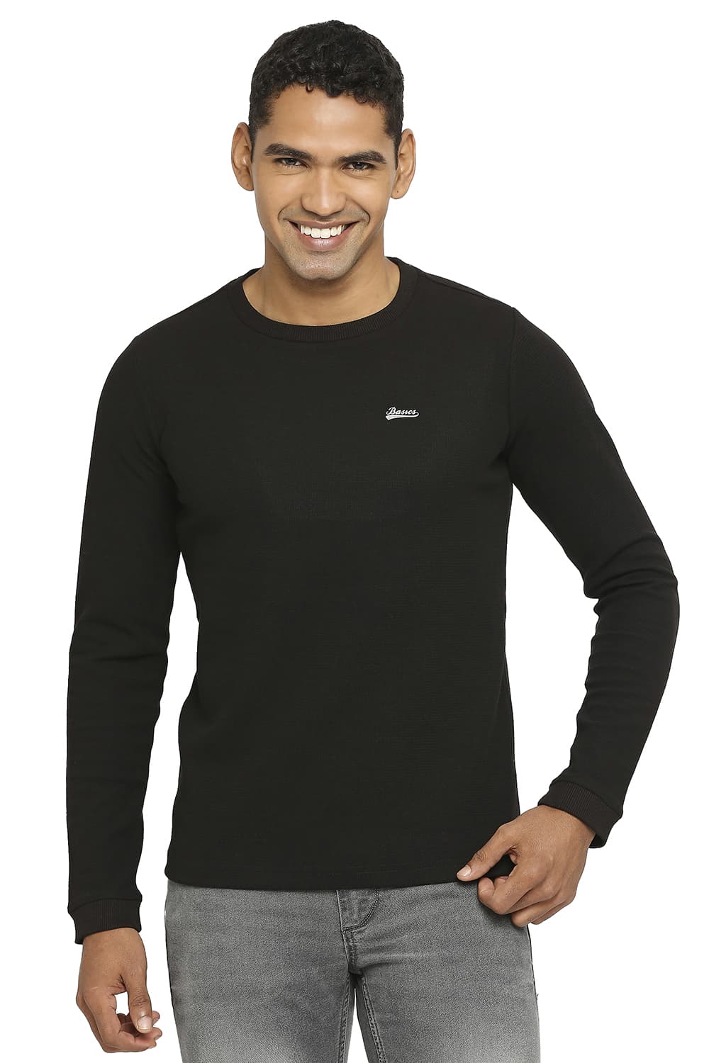 BASICS MUSCLE FIT CREW T-SHIRT