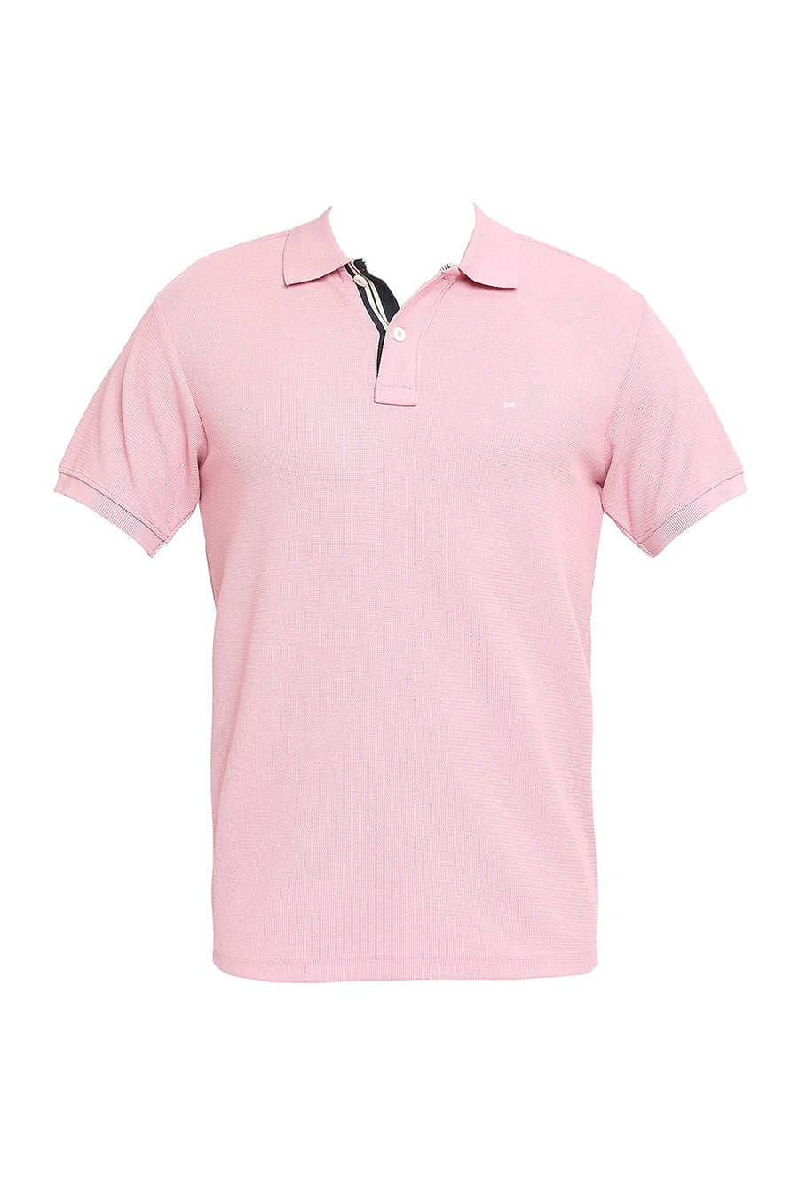 BASICS MUSCLE FIT ORCHID SMOKJE POLO T-SHIRT