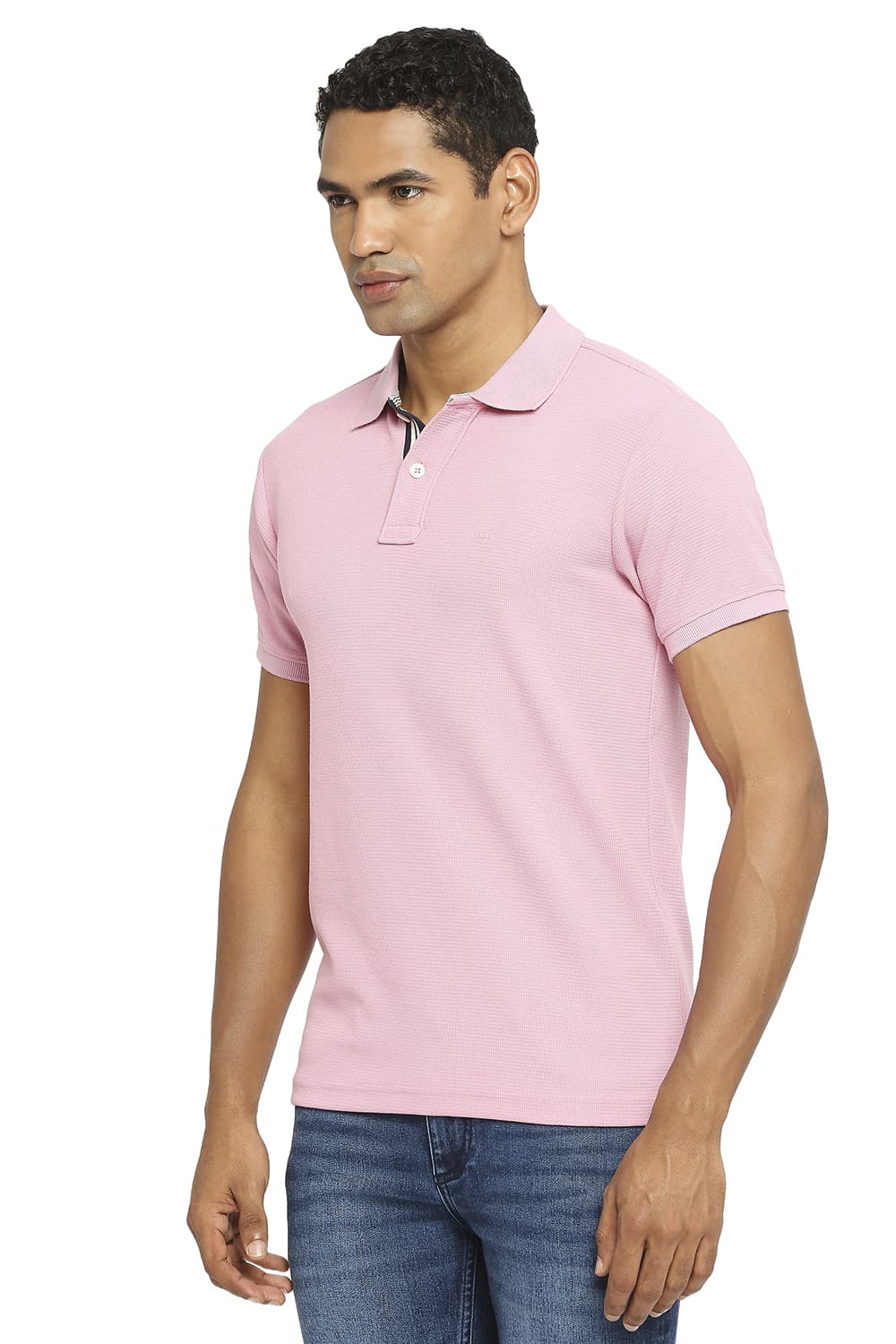 BASICS MUSCLE FIT POLO T-SHIRT