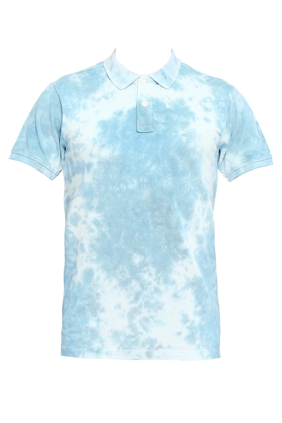 BASICS MUSCLE FIT NANTUCKET BREEZE TIE DYE POLO T-SHIRT