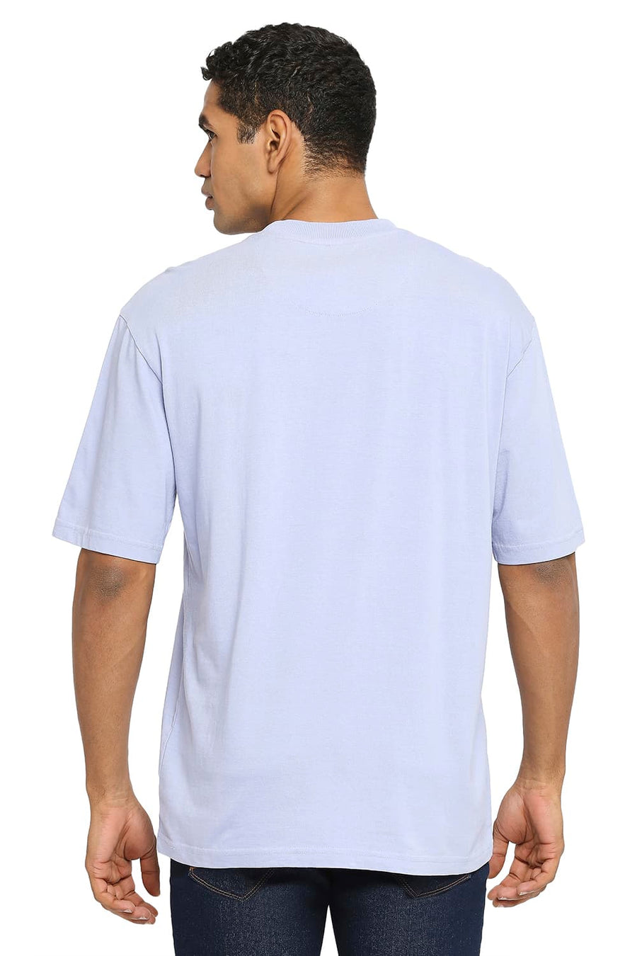 BASICS RELAXED FIT THISTLE DOWN CREW T-SHIRT