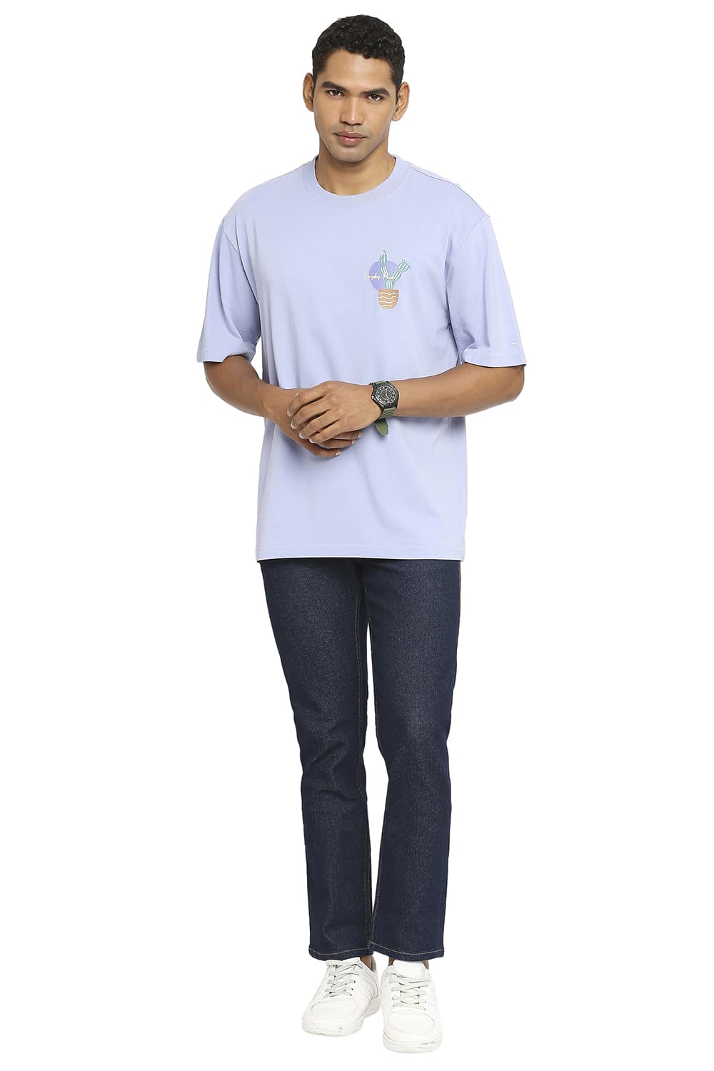 BASICS RELAXED FIT CREW T-SHIRT