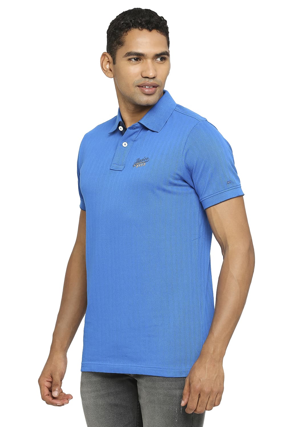 BASICS MUSCLE FIT POLO T-SHIRT