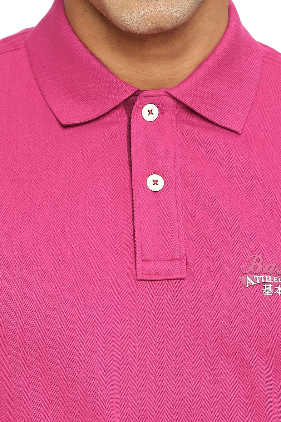 BASICS MUSCLE FIT VIVACIOUS POLO T-SHIRT