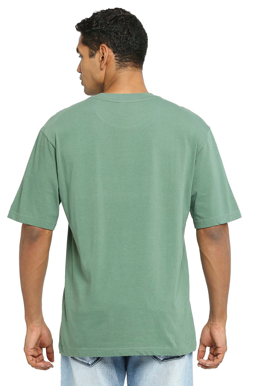 BASICS RELAXED FIT MYRTLE CREW T-SHIRT