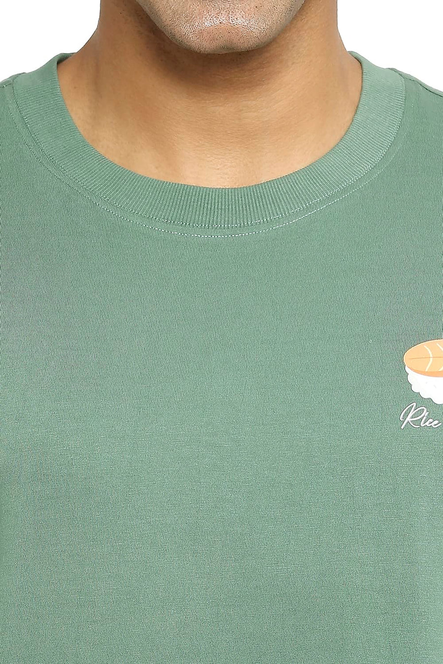 BASICS RELAXED FIT MYRTLE CREW T-SHIRT