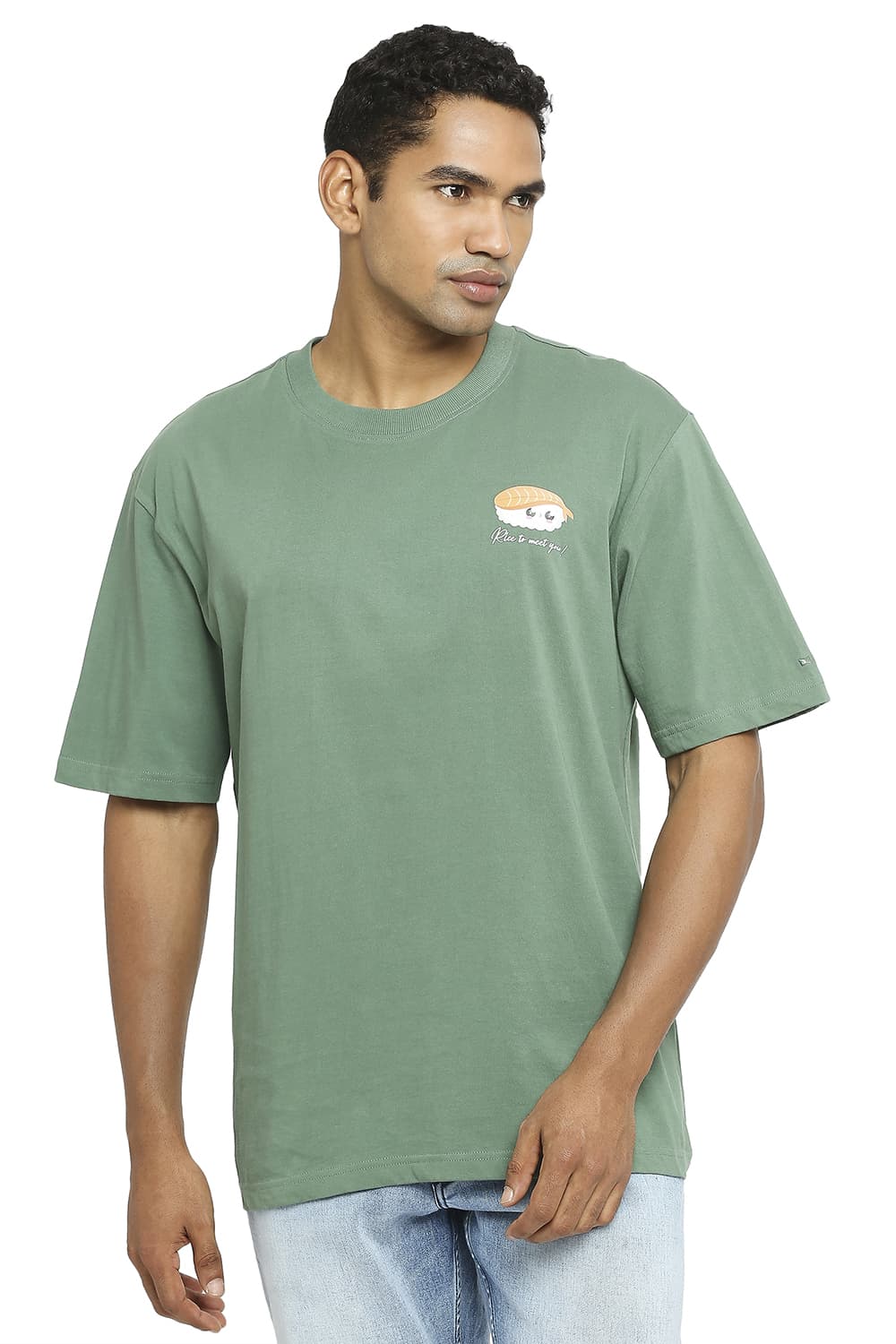 BASICS RELAXED FIT CREW T-SHIRT