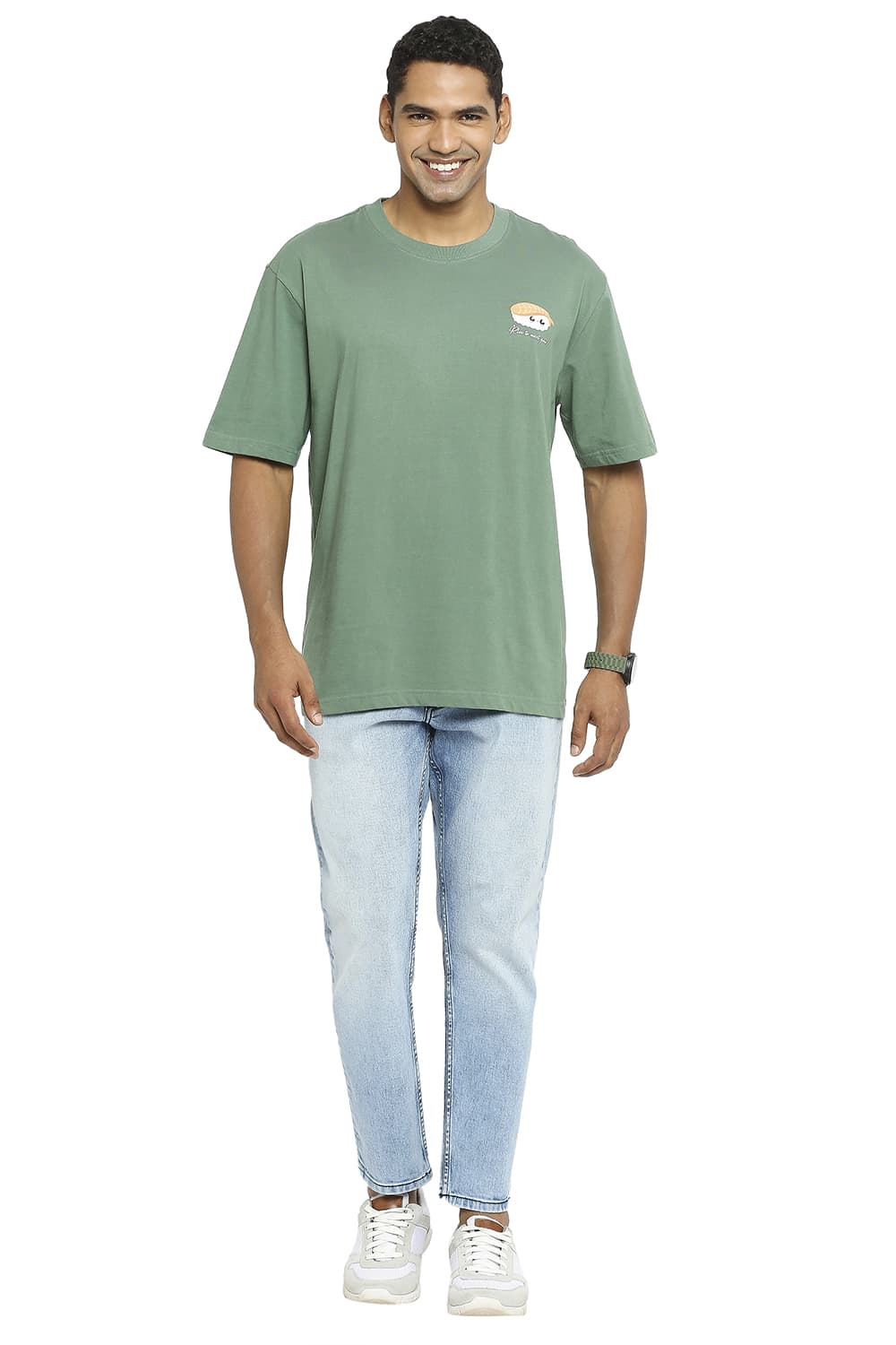 BASICS RELAXED FIT CREW T-SHIRT