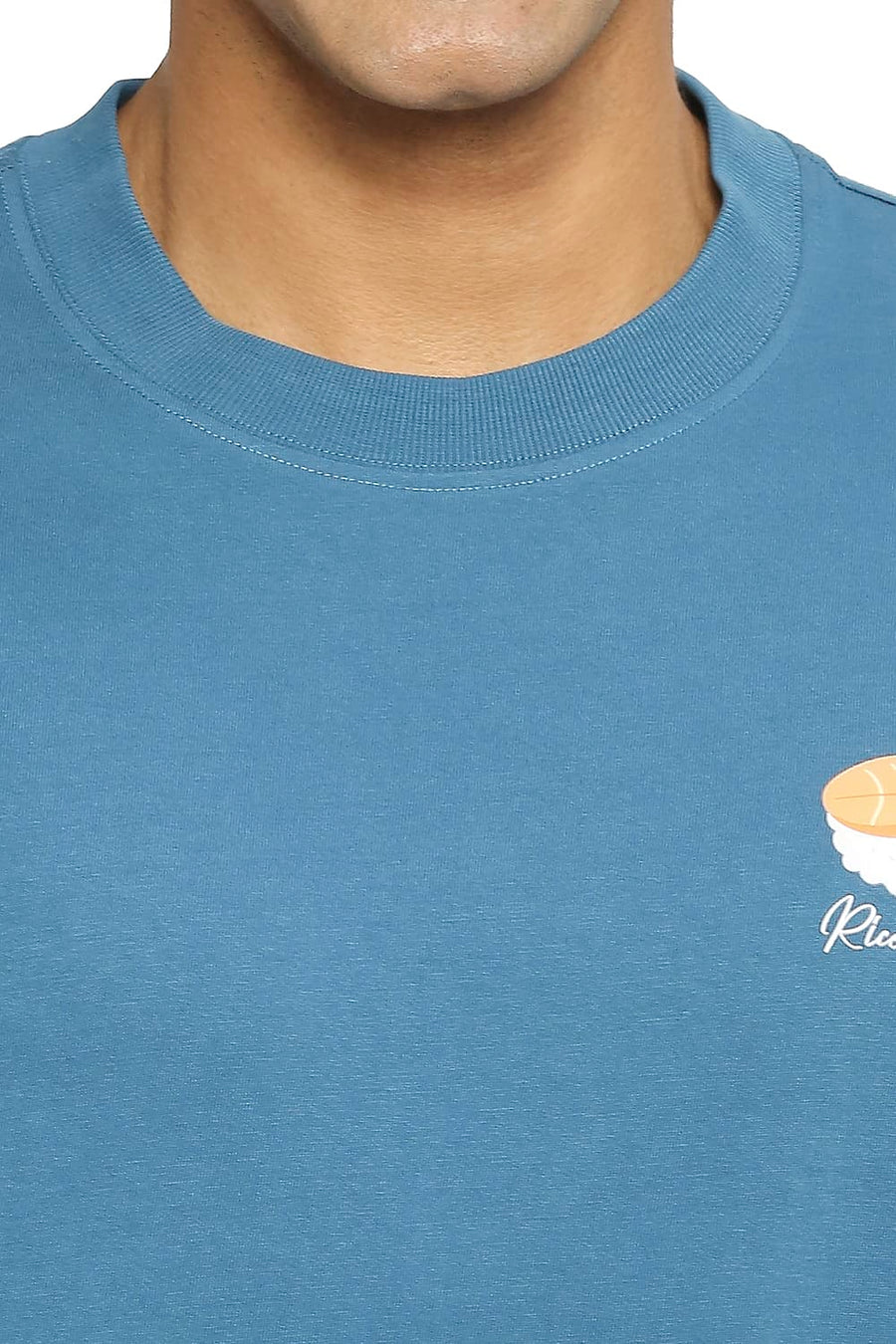 BASICS RELAXED FIT MIDNIGHT CREW T-SHIRT