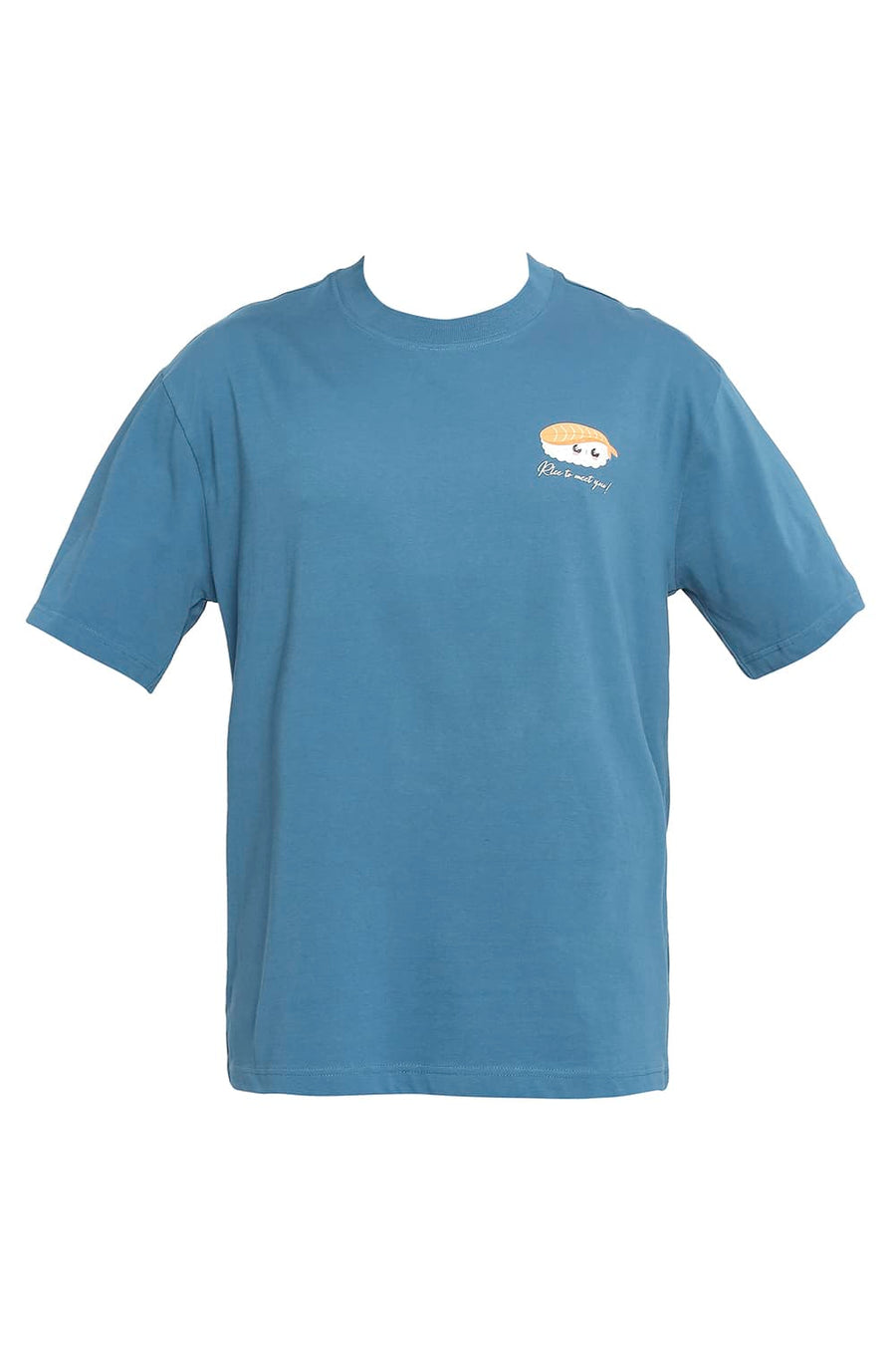 BASICS RELAXED FIT MIDNIGHT CREW T-SHIRT