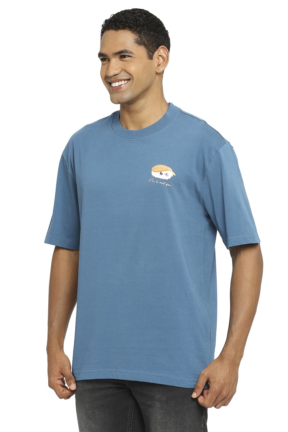 BASICS RELAXED FIT CREW T-SHIRT