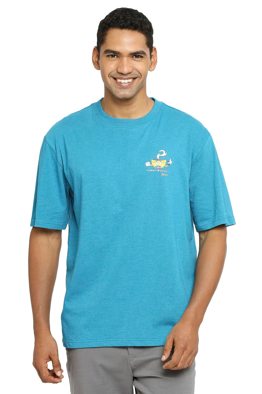 BASICS RELAXED FIT TAHITIAN TIDE CREW T-SHIRT
