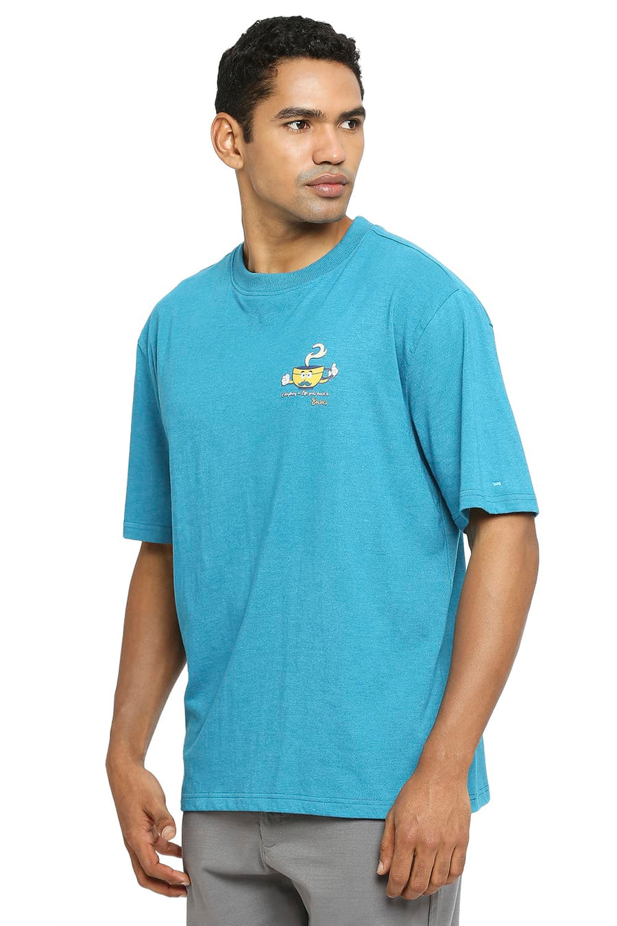 BASICS RELAXED FIT TAHITIAN TIDE CREW T-SHIRT