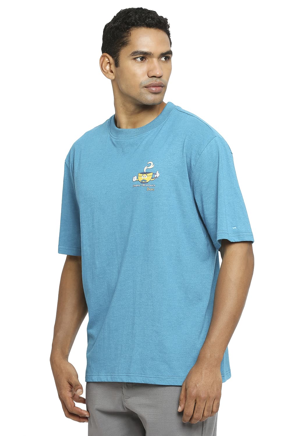 BASICS RELAXED FIT CREW T-SHIRT