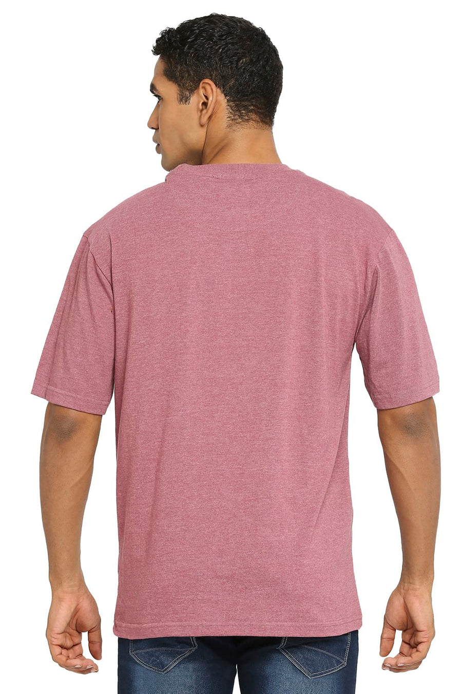 BASICS RELAXED FIT RENAISSANCE ROSE CREW T-SHIRT