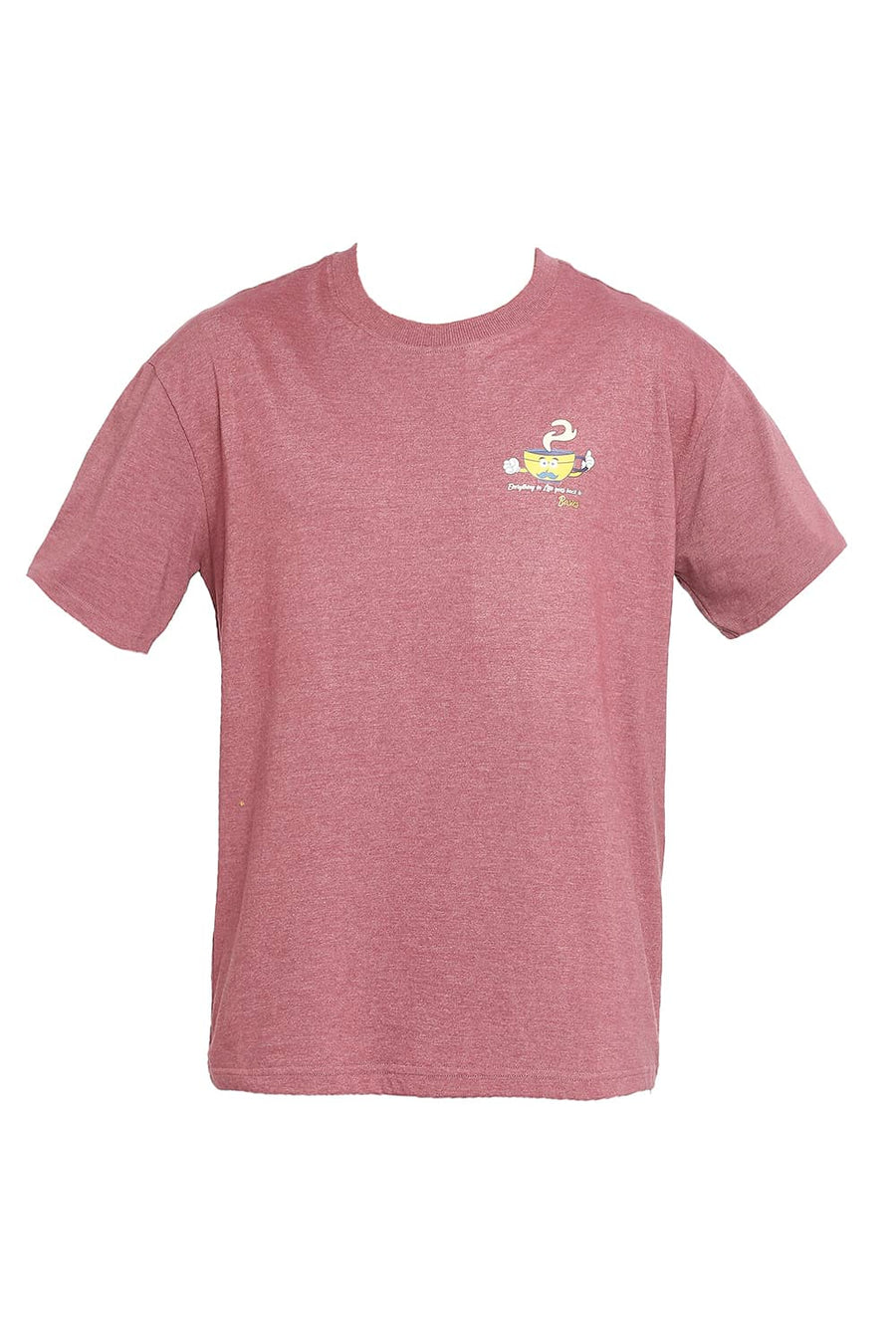 BASICS RELAXED FIT RENAISSANCE ROSE CREW T-SHIRT