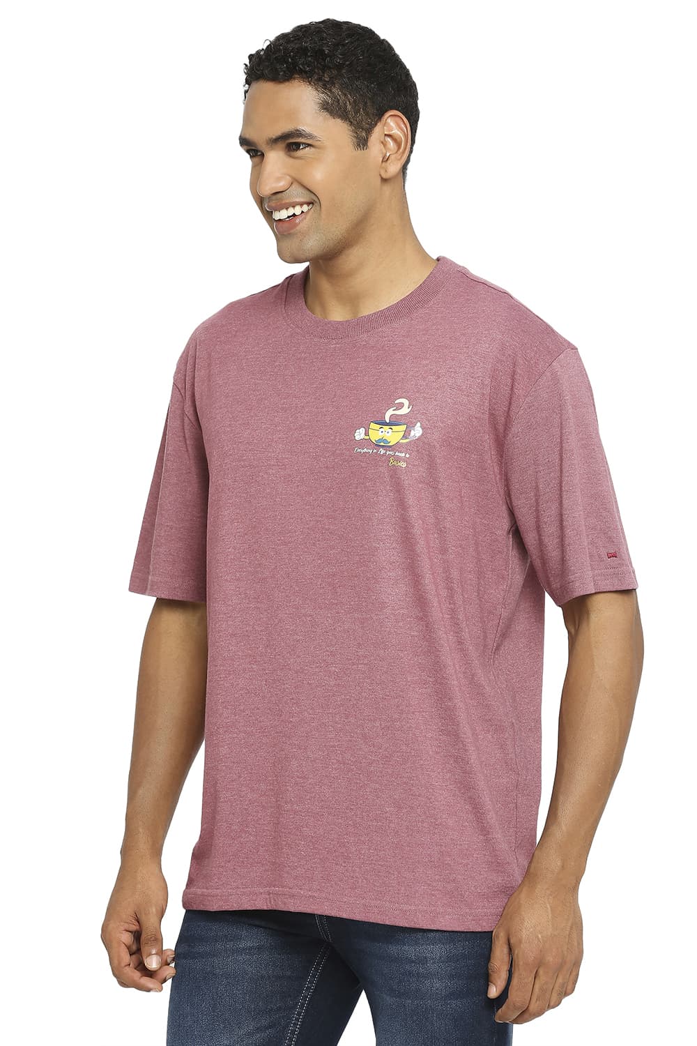 BASICS RELAXED FIT CREW T-SHIRT