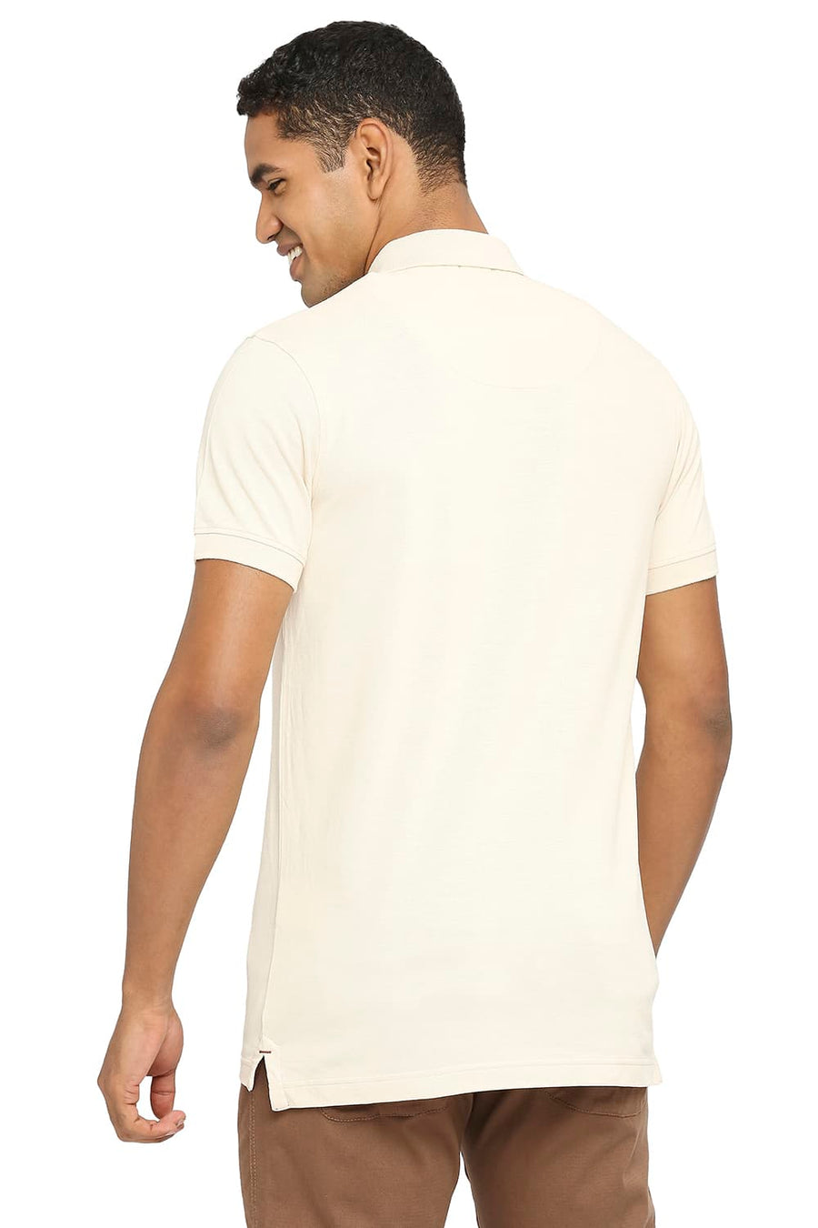 BASICS MUSCLE FIT SHEER BLISS POLO T-SHIRT