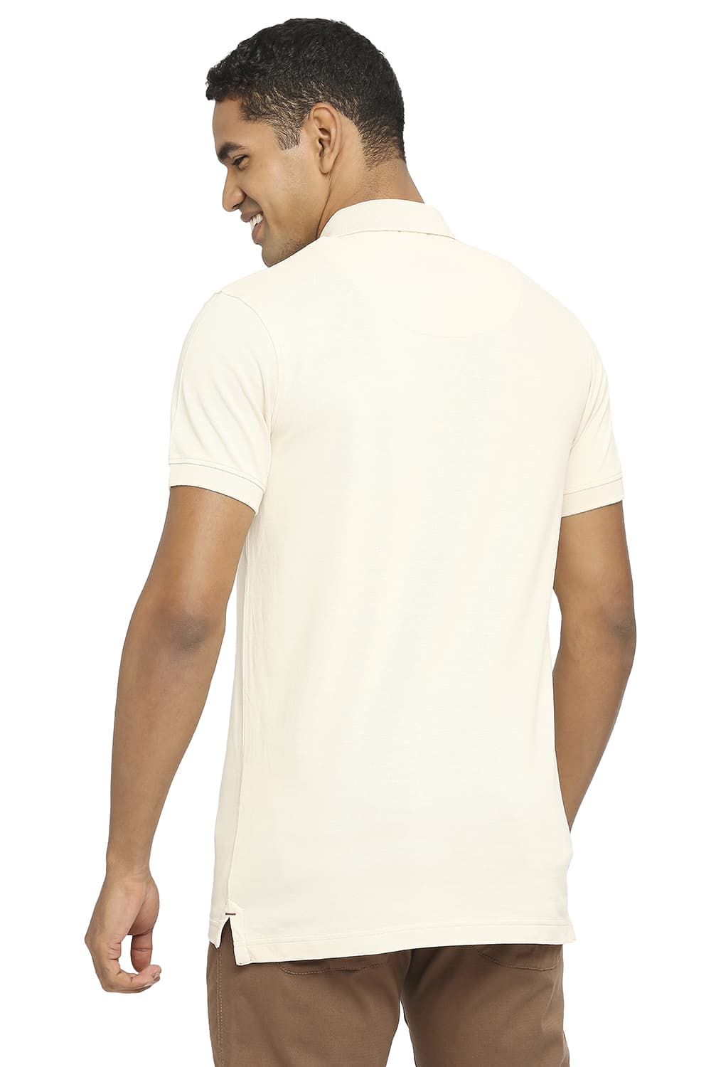 BASICS MUSCLE FIT POLO T-SHIRT