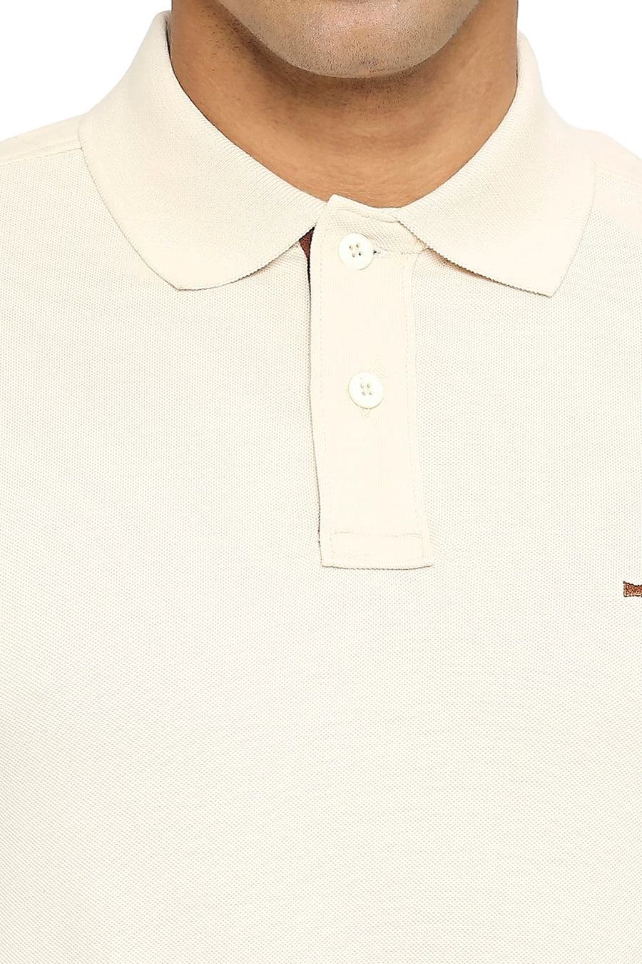 BASICS MUSCLE FIT SHEER BLISS POLO T-SHIRT