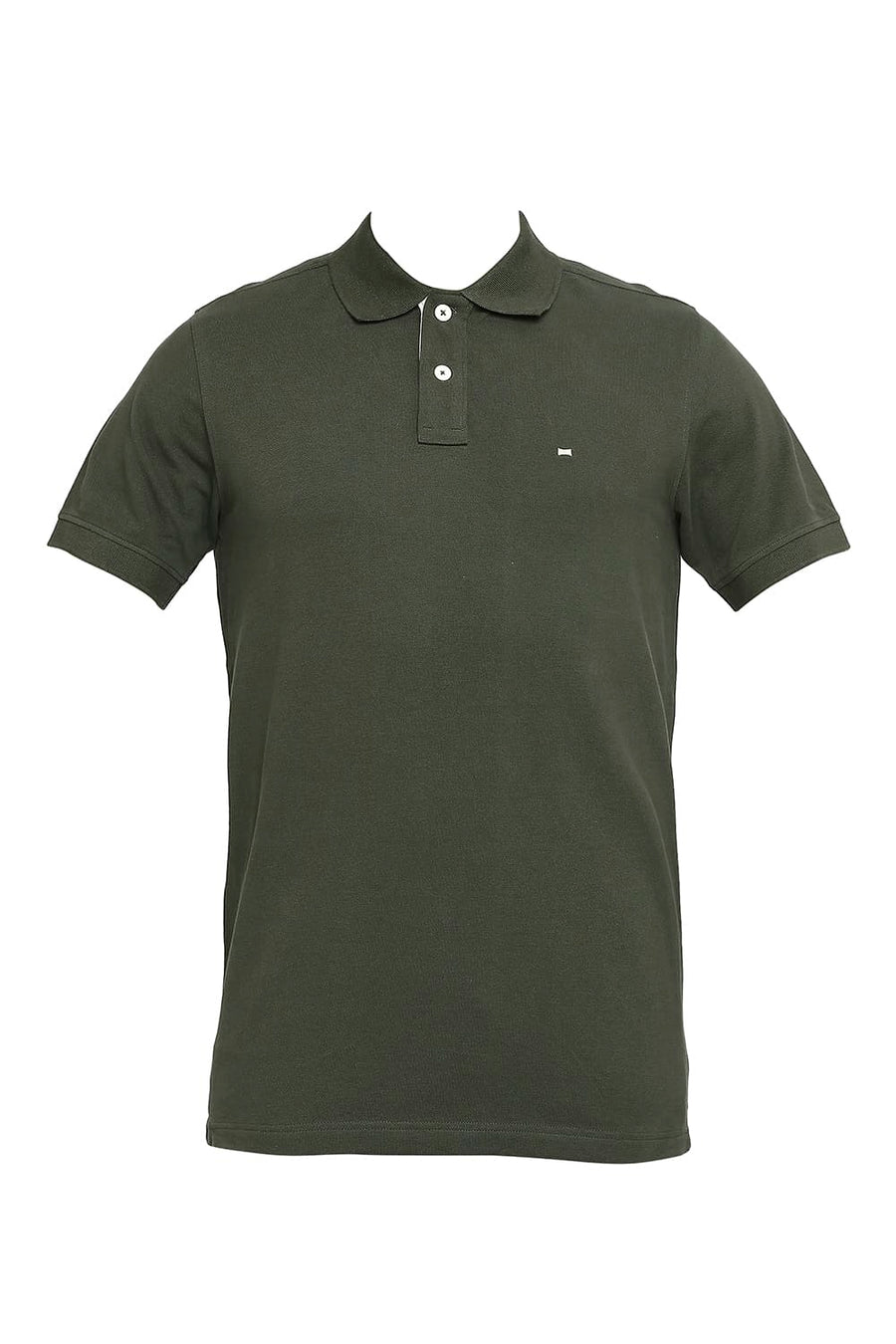 BASICS MUSCLE FIT ROSIN POLO T-SHIRT