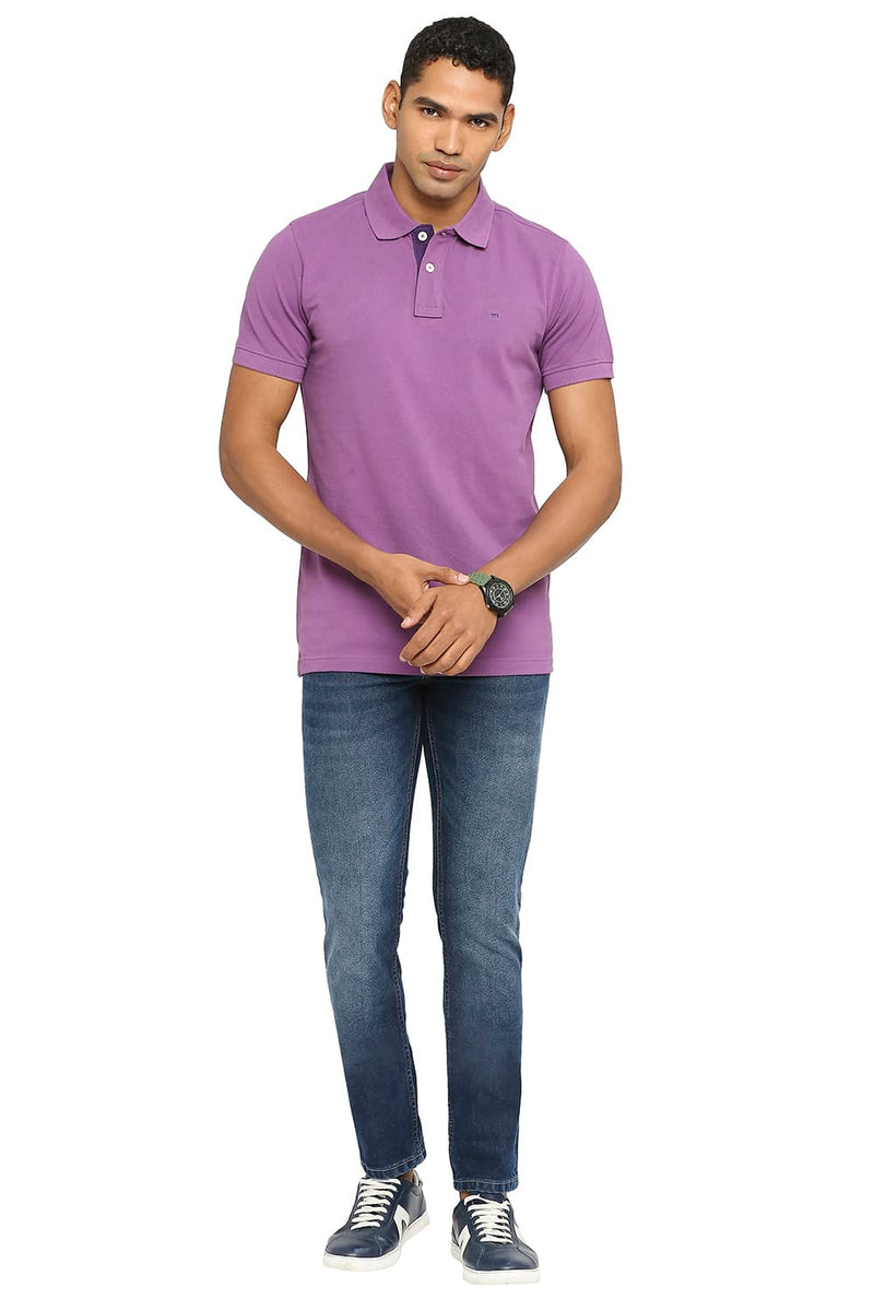 BASICS MUSCLE FIT POLO T-SHIRT