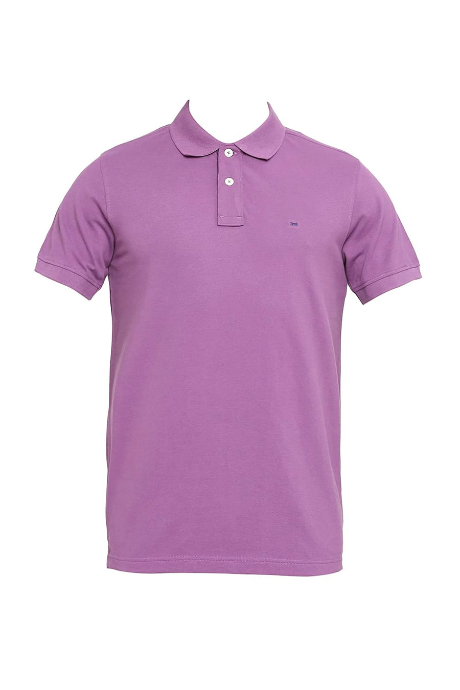 BASICS MUSCLE FIT VIOLA POLO T-SHIRT