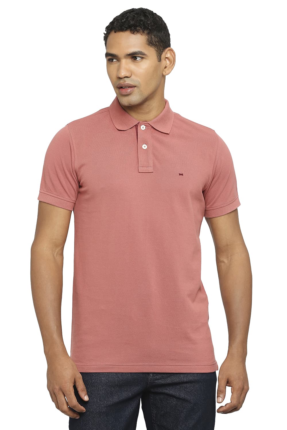 BASICS MUSCLE FIT POLO T-SHIRT