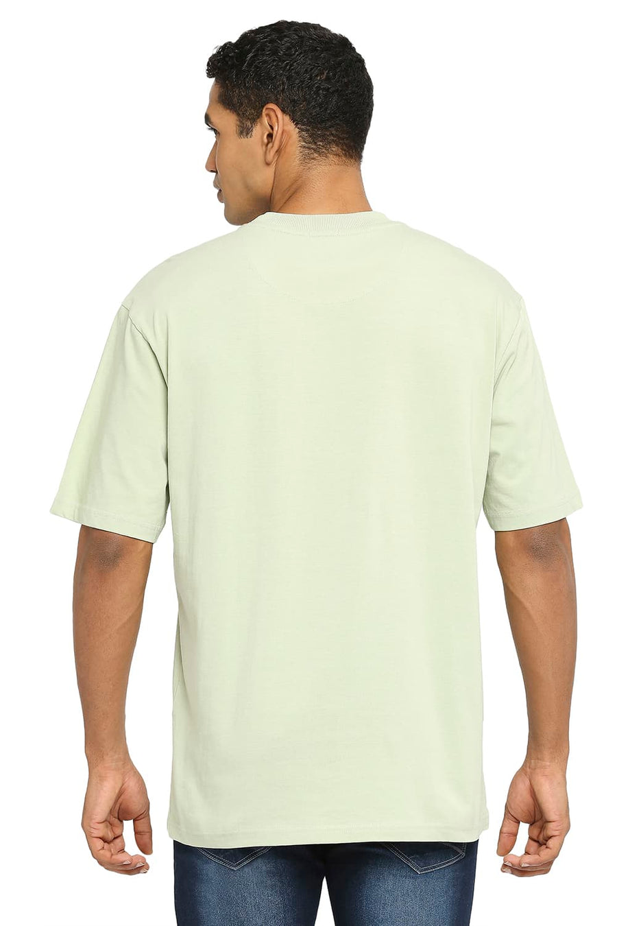 BASICS RELAXED FIT SWAMP CREW T-SHIRT