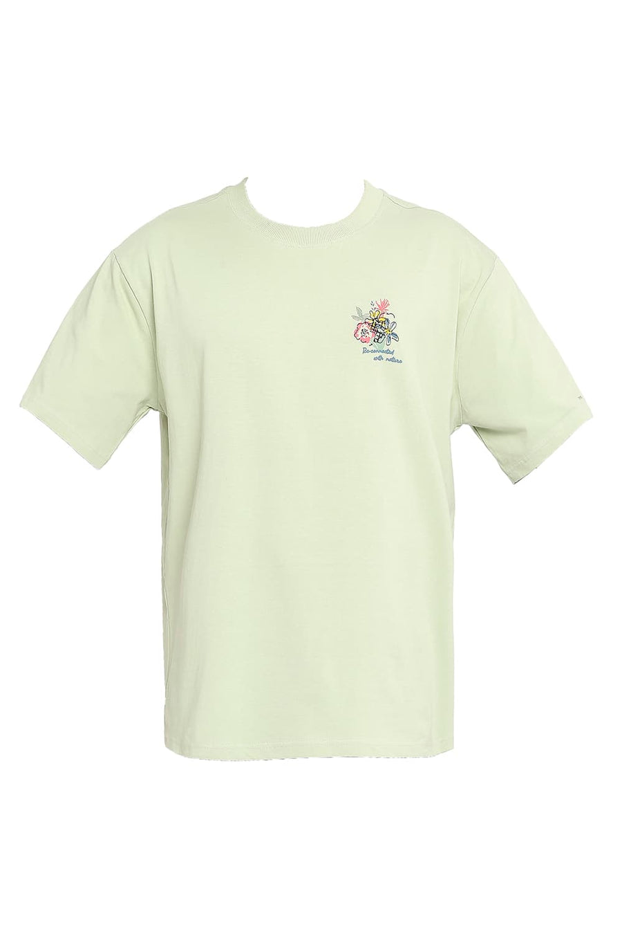BASICS RELAXED FIT SWAMP CREW T-SHIRT