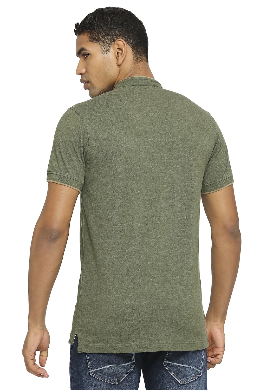 BASICS MUSCLE FIT POLO T-SHIRT