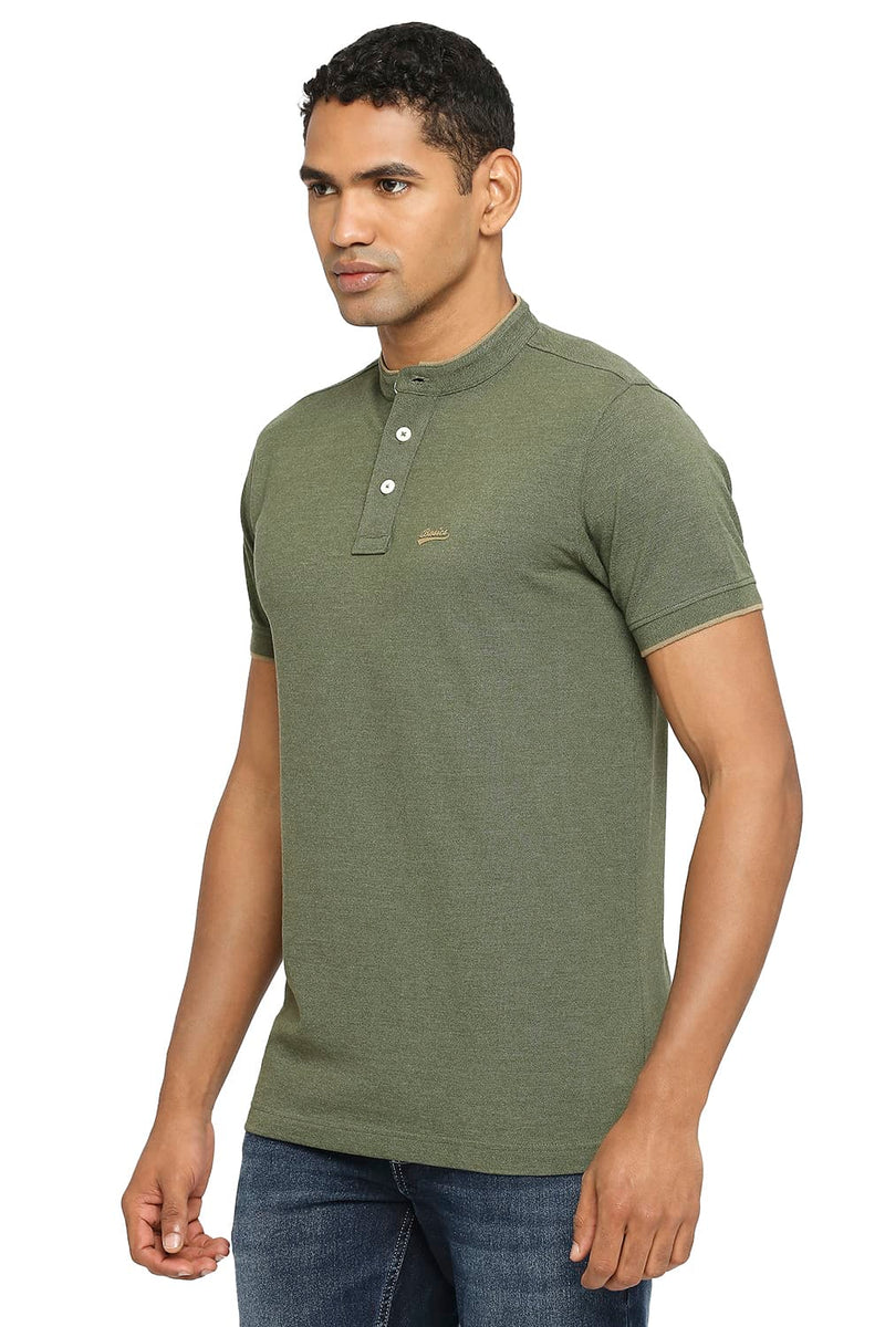 BASICS MUSCLE FIT POLO T-SHIRT