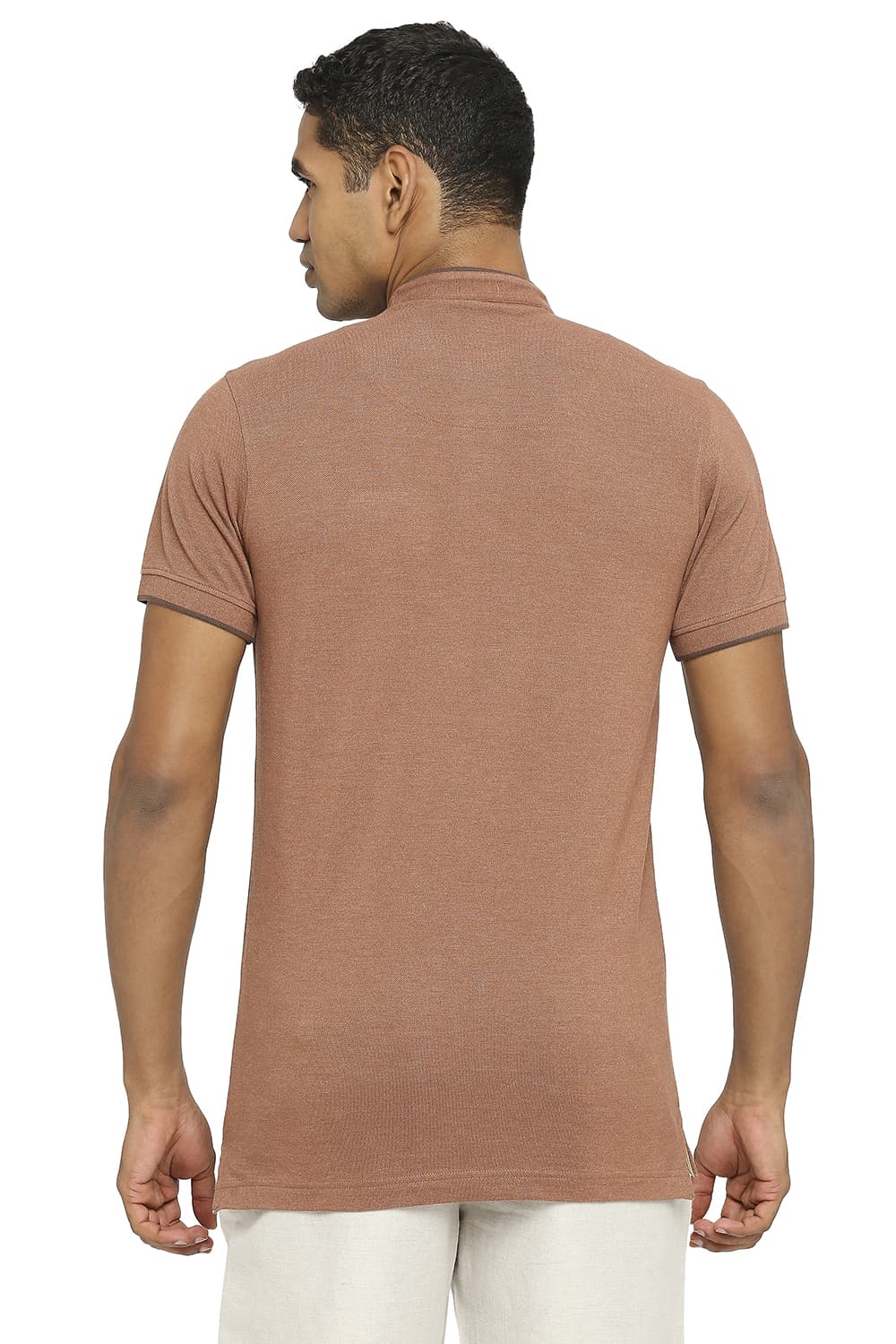 BASICS MUSCLE FIT POLO T-SHIRT