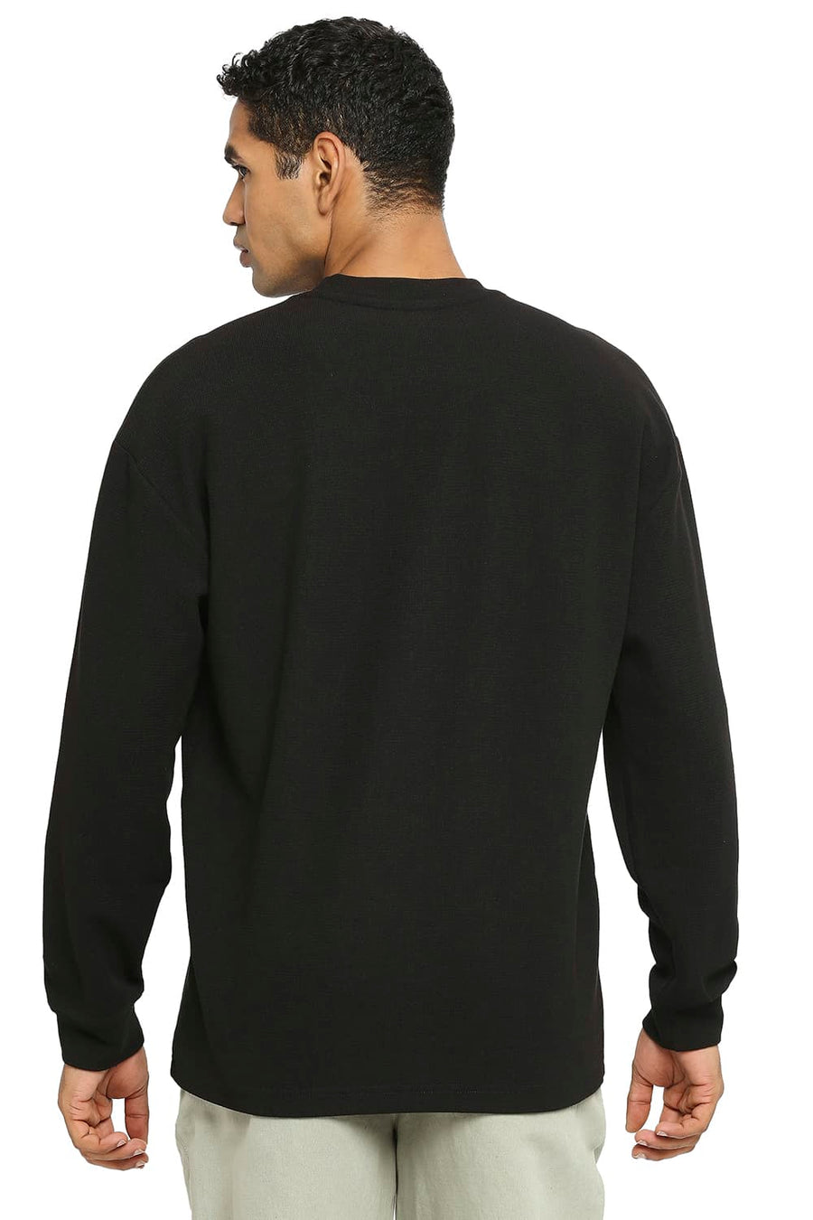 BASICS RELAXED FIT BLACKBEAUTY CREW T-SHIRT