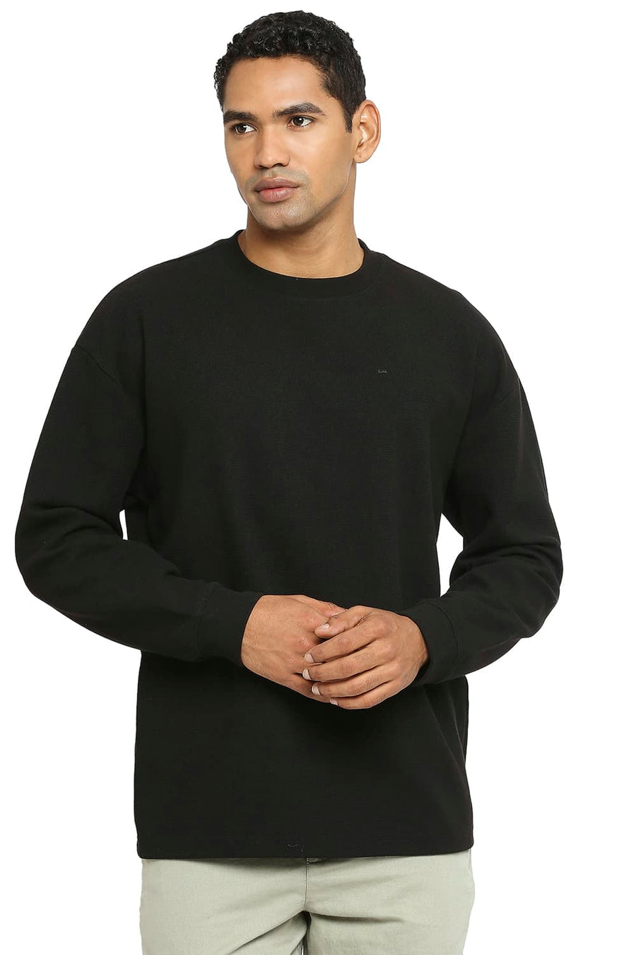 BASICS RELAXED FIT BLACKBEAUTY CREW T-SHIRT