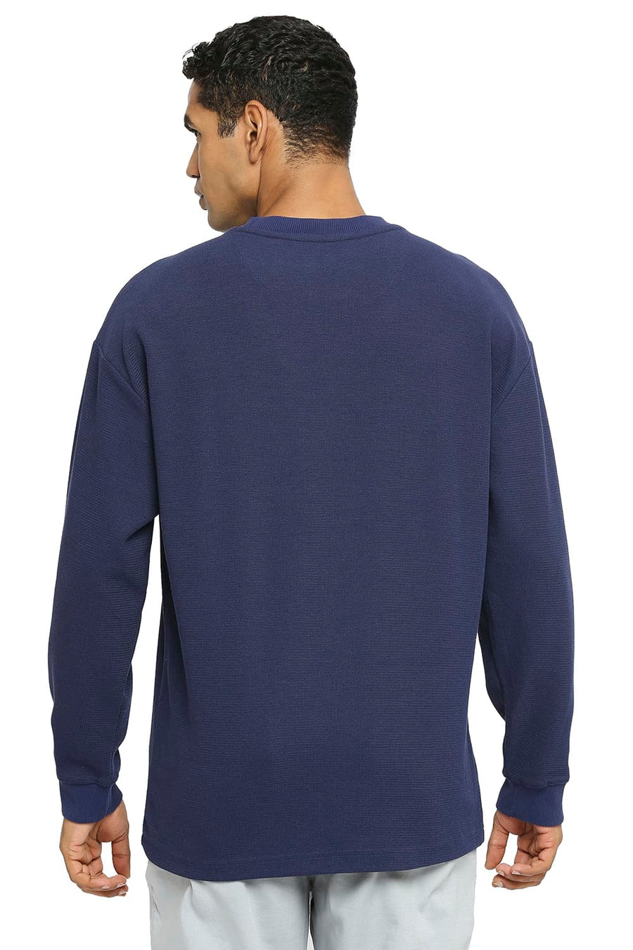 BASICS RELAXED FIT NAVALACADEMY CREW T-SHIRT