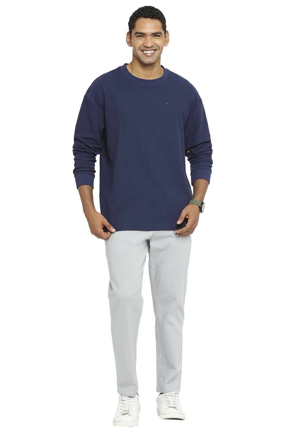 BASICS RELAXED FIT CREW T-SHIRT