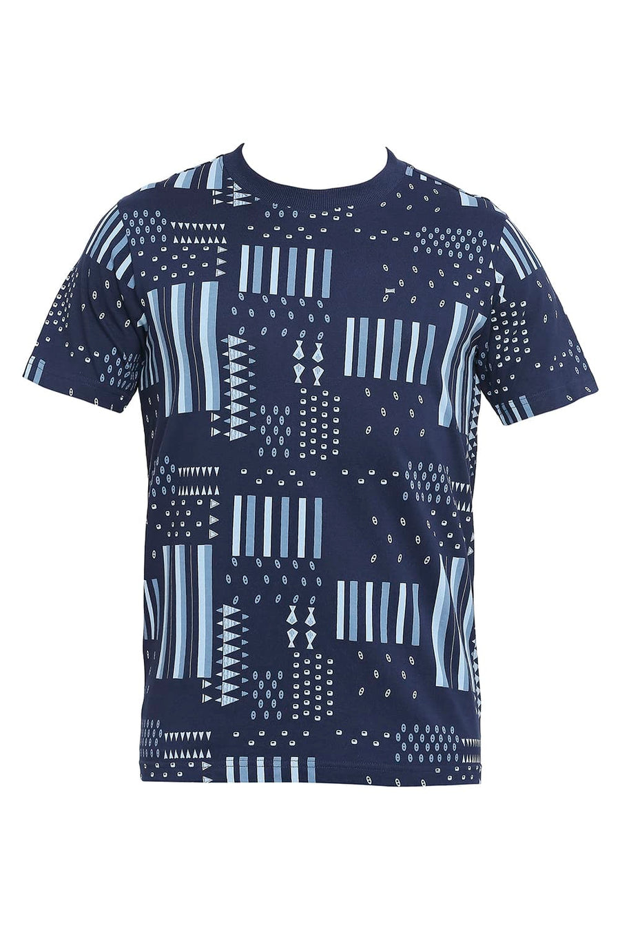 BASICS MUSCLE FIT NAVALACADEMY PRINTED CREW T-SHIRT
